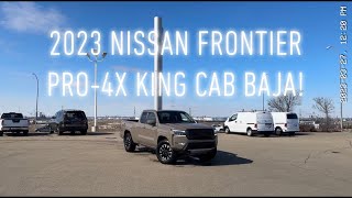 2023 Nissan Frontier Pro-4x King Cab Baja!