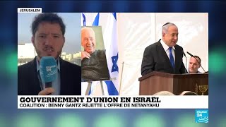 Législatives en Israël : Benny Gantz rejette l'offre de Netanyahu