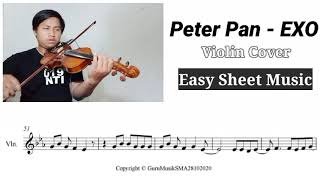 EXO-K - Peter Pan (피터팬) || Violin Cover   Easy Sheet Music