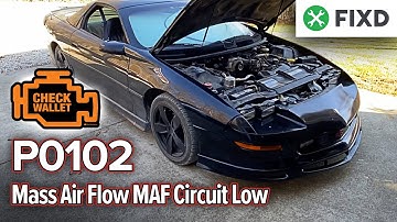 P0102 Check Engine Code - Using the FIXD App - Easy Fix!