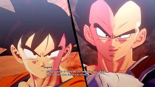 Dragon Ball Z Kakarot Goku vs Vegeta en la saga de los Saiya-jin, el inicio de la mejor batalla