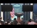 In full: White House Press Secretary Karoline Leavitt holds a media briefing