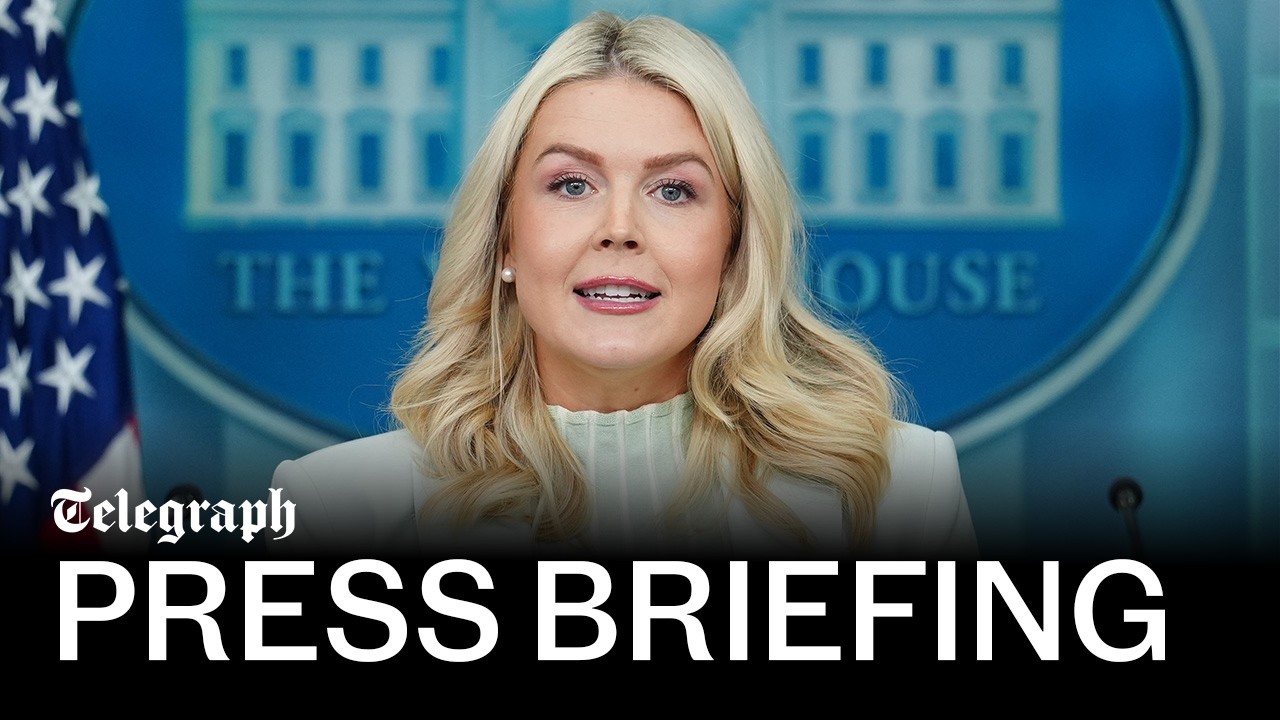 In full: White House Press Secretary Karoline Leavitt holds a media briefing