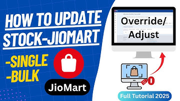 How to Update Inventory on Jiomart | Single & Bulk Stock Update Process (Hindi 2025)