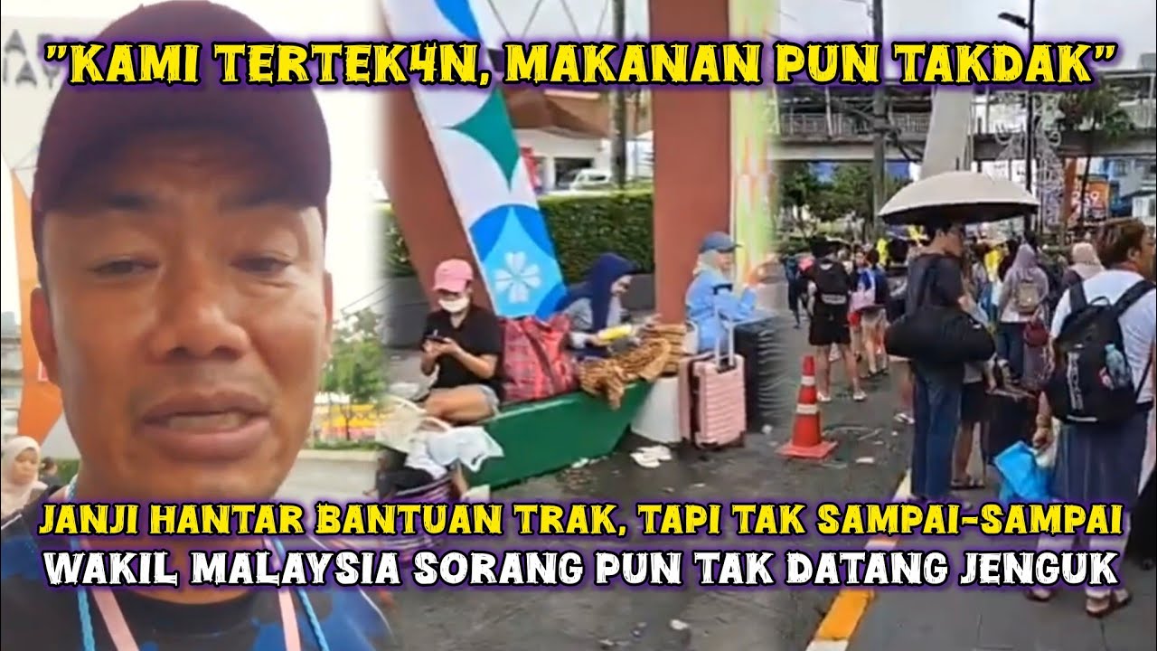 SUKARELAWAN MALAYSIA KESAL ADA PIHAK JANJI BANTUAN TRAK TAK KUNJUNG TIBA, MASIH RAMAI TERKANDAS