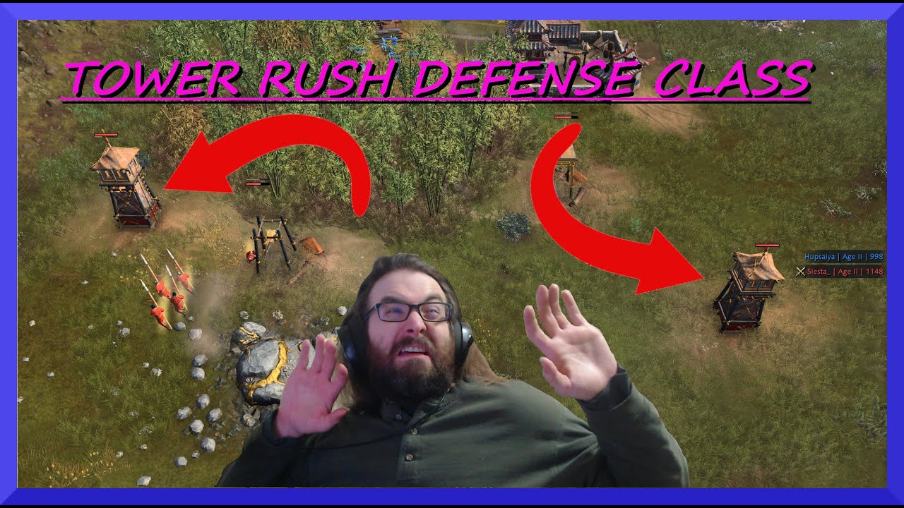AoE4 Tower Rush Defense Class DEFEND TOWER RUSH WITH THESE SIMPLE