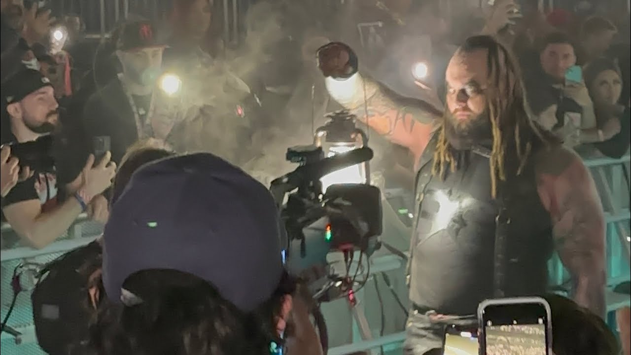 Bray Wyatt entrance Royal rumble (ramp view) YouTube