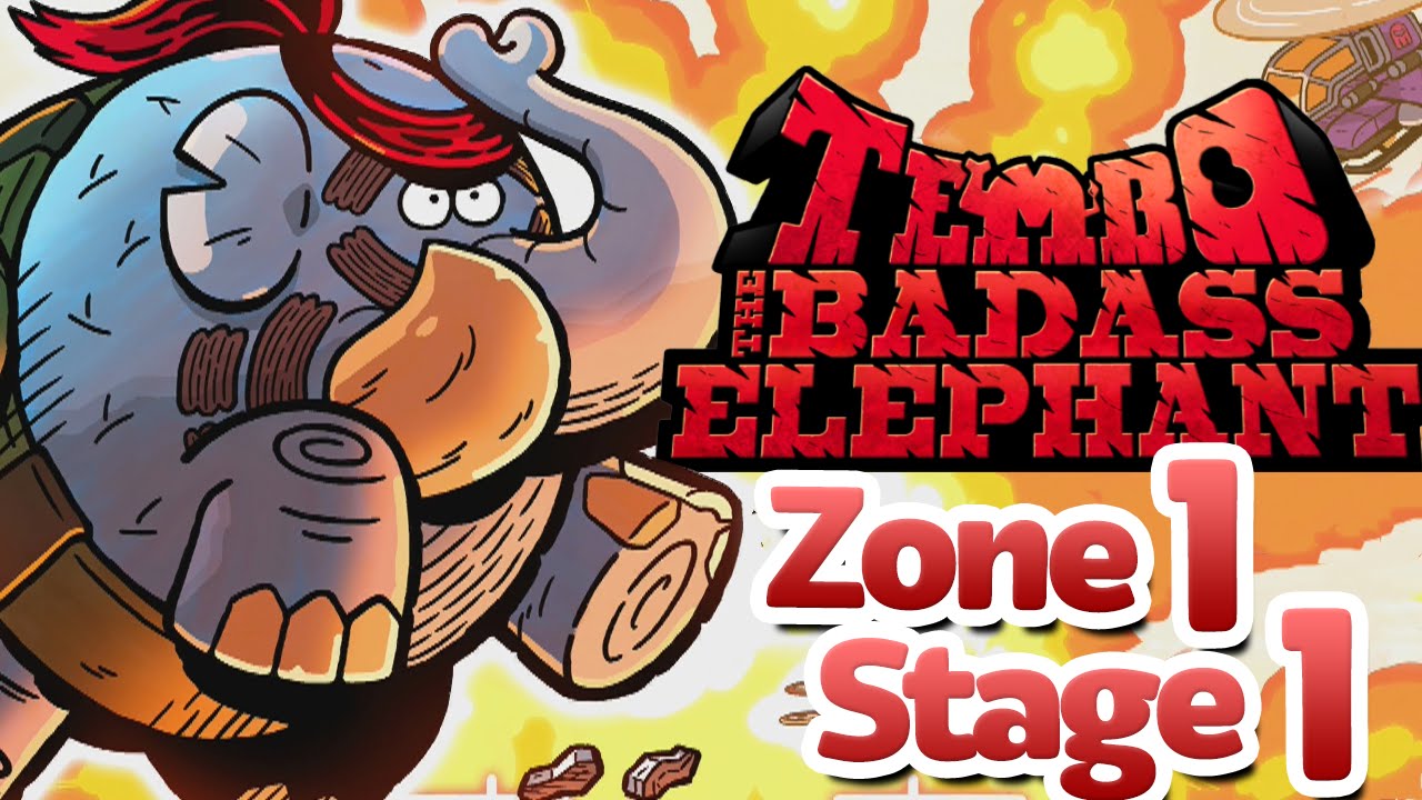 Action Elephant! - Tembo the Badass Elephant (PS4) [E10+] - Zone 1: Stage 1