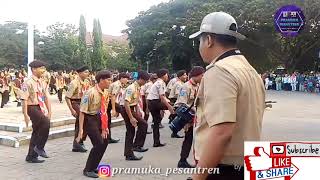 Viral Yel-Yel & step dance pramuka terkompak..