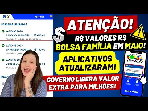 💰 SAIU! VALORES do BOLSA FAMÍLIA de MAIO! VEJA QUANTO VOCÊ VAI RECEBER – APLICATIVO ATUALIZADO!