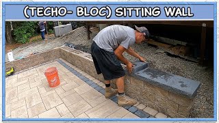Finishing a Curved Paver Patio & Building a Sitting Wall