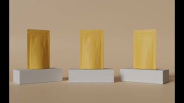 Tutorial blender untuk pemula ke 13 - Cara membuat mockup kemasan ( Pouch ) di blender 2.93.1