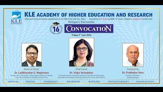 KAHER 16th CONVOCATION 2026