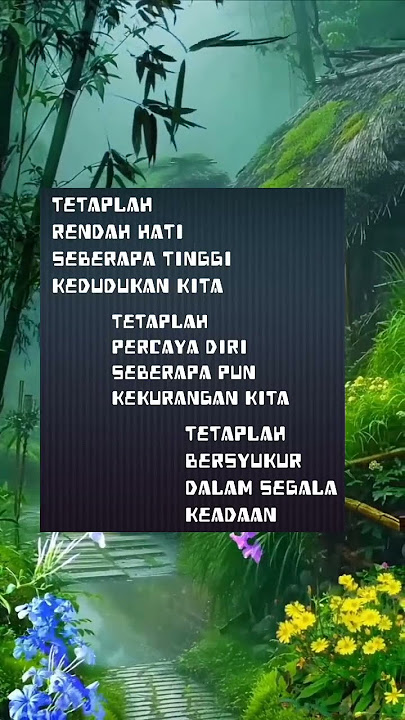 Tetaplah Rendah Hati #katakatabijak #katahatimotivasi #katabijakpenuhmakna