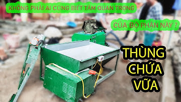 Thùng chứa vữa của máy phun vữa DANKO hoạt động thế nào? #mayphunvua #mayphunvuadanko