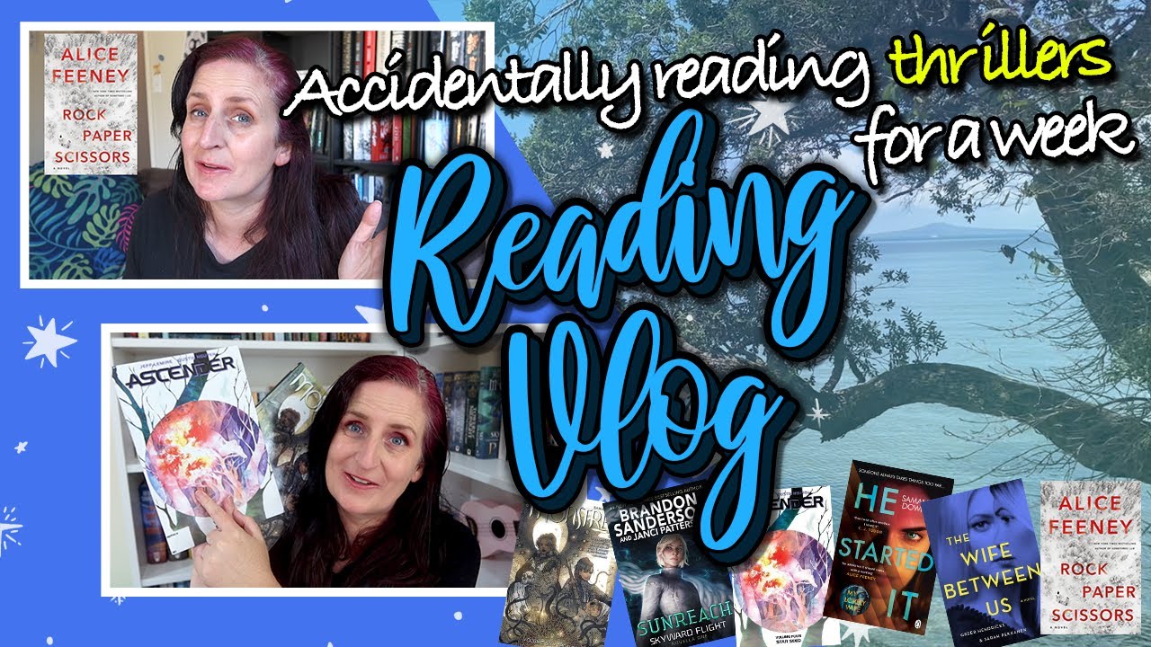 Fantasy Reading Vlog | Thrillers + SciFi - YouTube