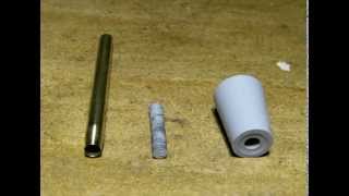 How to drill a hole into a rubber stopper