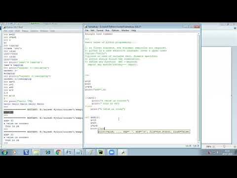 Python Basics and First Programming Rules 01 - YouTube