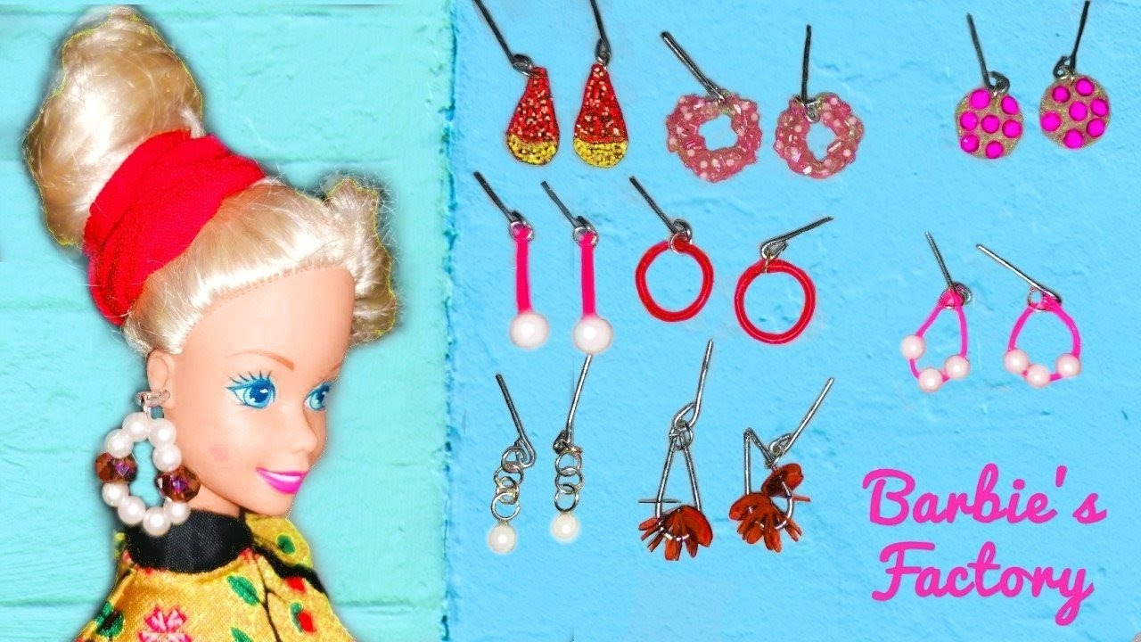 Barbie Earrings Necklace Set 3D model 3D printable | CGTrader