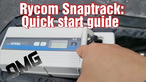 Rycom Snaptrack quickstart guide and how to | utility locating tutorial