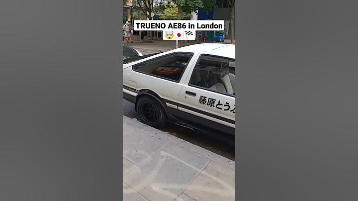 Japanese ICON spotted in London! TOYOTA TRUENO #trueno #shorts