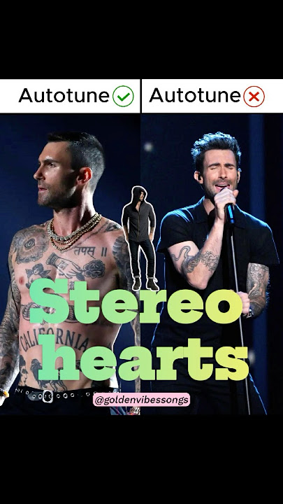 Gym Class Heroes ft. Adam Levine - Stereo Hearts WITHOUT AUTOTUNE || Golden Vibes
