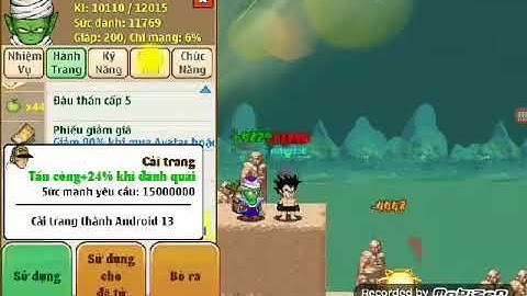 [Ngọc rồng online] mở skill 3 đệ tử ngày x2