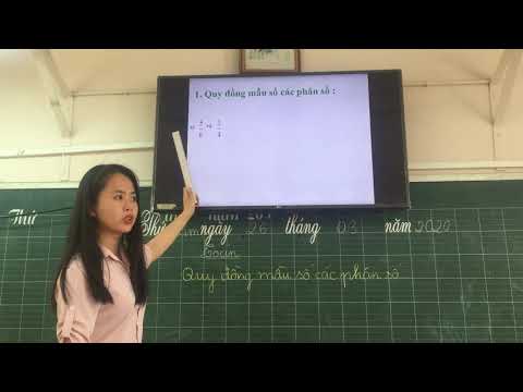 Bài giảng trực tuyến Thứ năm ngày 26/03/2020 Môn Toán - Lớp 4.