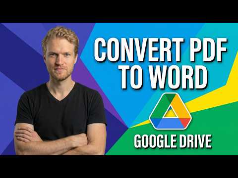 How To Convert PDF Files To Word Using Google Drive [Easy Step-By-Step Guide]