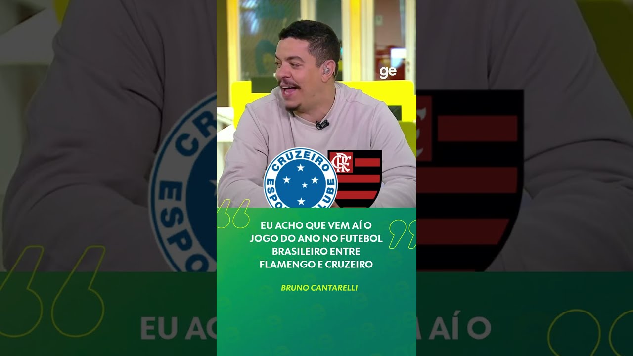 CRUZEIRO X FLAMENGO VAI SER O JOGO DO ANO DO FUTEBOL BRASILEIRO? | #shorts | ge.globo