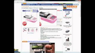 Handy White LCD Display Universal Air Conditioner Remote Control AcccessoryGeeks Universal Pink/White Battery Charger with LCD Screen Product Review