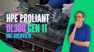 HPE DL380 ProLiant Gen 11 Server NICs | Network Card Options | PCIe Installation