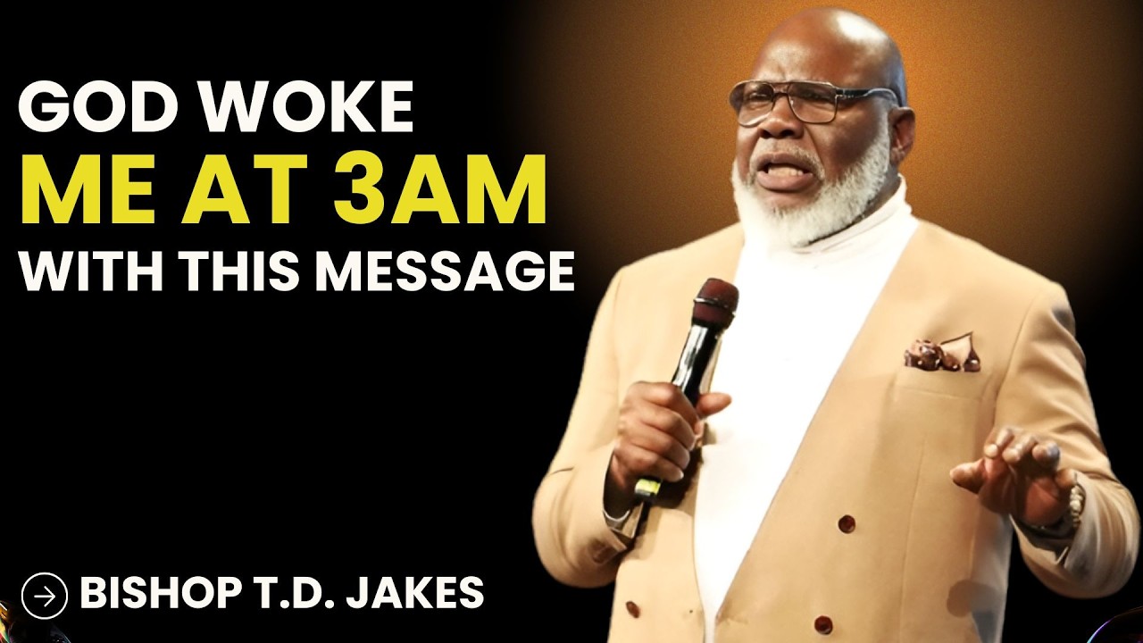 God Woke Me at 3AM With This Message — Don’t Ignore What Happens Next | Bishop. T.D. jakes