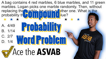 ASVAB Arithmetic Reasoning - How to Solve Compound Probability Word Problems (ASVAB Math)