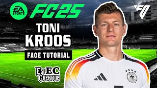 Toni Kroos face tutorial creation EA FC 25 clubs and career mod.