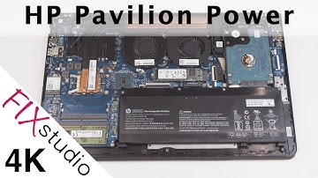 HP Pavilion Power 15 - disassemble [4k]