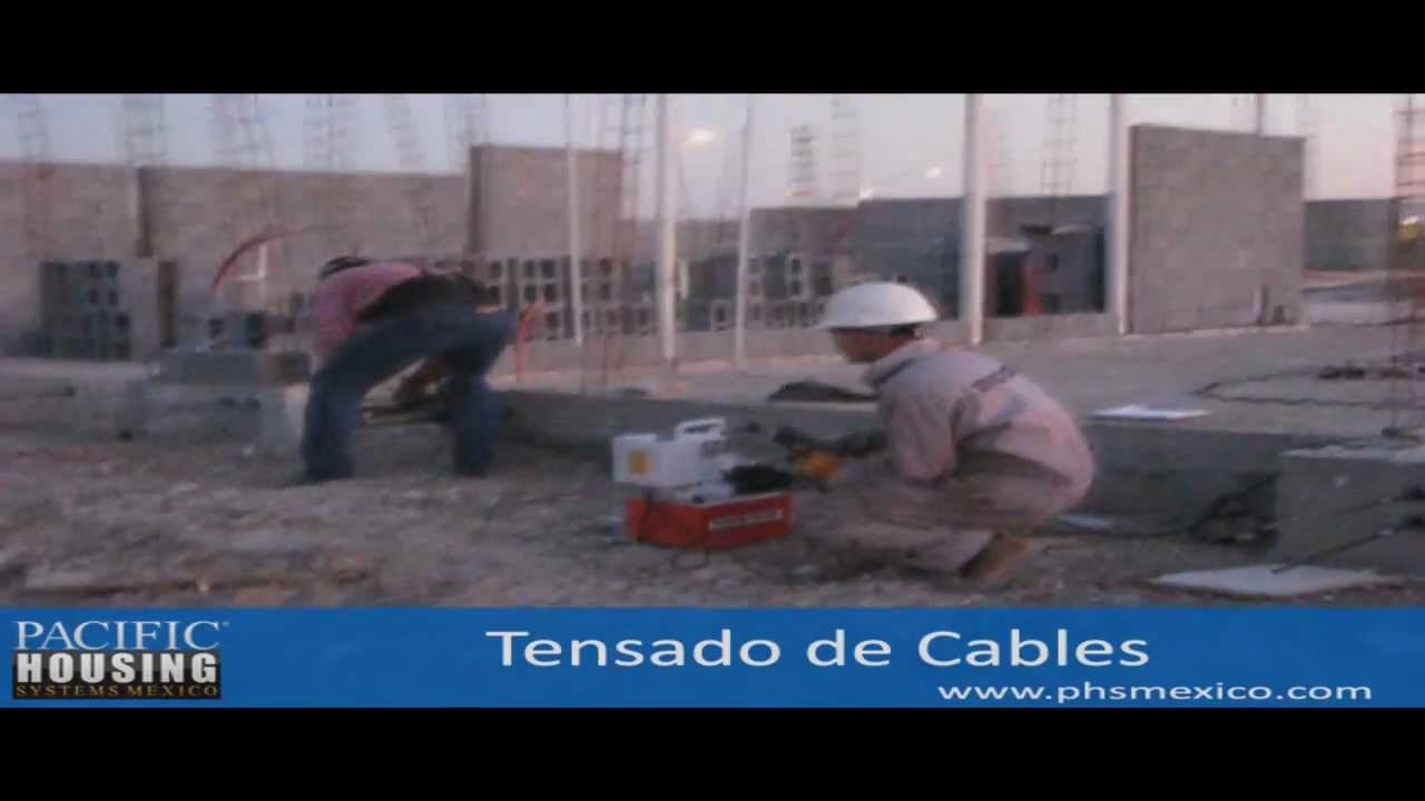 Postensado de Cables Stressing PostTension Cable YouTube