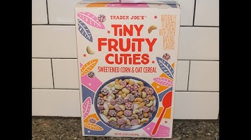 Trader Joe’s Tiny Fruity Cuties Sweetened Corn & Oat Cereal Review