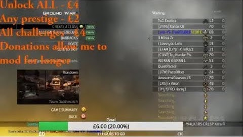 Free XP Lobby MW2 Modded Lobby xbox one and 360