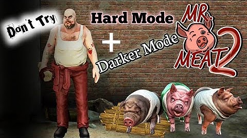 Mr Meat 2 Version 1.1.1 / Hard Mode + Darker Mode / Tunnel Escape Full Gameplay |