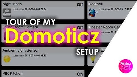 Tour of my Domoticz setup
