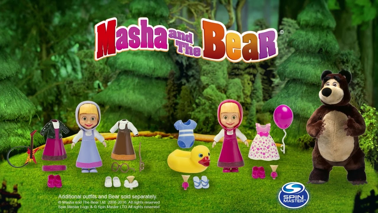 Masha And The Bear At Toysrus Snap N Fashion Doll Youtube 