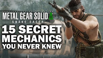 Metal Gear Solid Delta: Snake Eater - 15 SECRET Mechanics You Never Knew