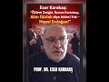 Eser Karakaş: Özlem Zengin, Numan Kurtulmuş, Akın Gürlek diye birileri Yok — Hepsi Erdoğan!