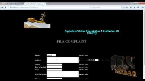 Crime Automation & Reporting System | Final Year Projects 2016