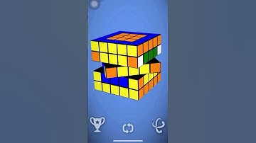 Donut pattern on 4x4 Rubik’s cube #shorts