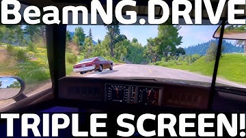 BeamNG Drive is amazing with triple screens! | Doing a few Scenarios...