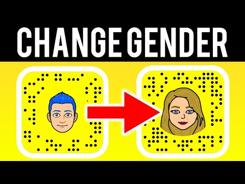 How To Change Bitmoji Gender On Snapchat