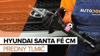 Montáž predné Tlmič pruzenia HYUNDAI SANTA FÉ II (CM): video zadarmo