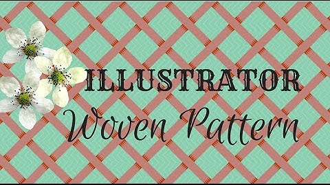 How to Create a Basket Weave Pattern in Illustrator - Making Seamless Pattern Tiles